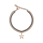 Bracciale Donna 2Jewels 232115 Acciaio Dorato Doppio Filo Stella