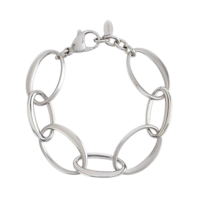 Bracciale Donna 2Jewels Acciaio Catena Ovale Minimal Regolabile 232283