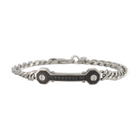 Bracciale Uomo 2Jewels 232290 Acciaio Inox Zirconi Neri Anallergico