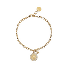 Bracciale Donna 2Jewels 232313 Acciaio 316L Oro Catena Rolo Smile 19cm
