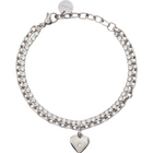 Bracciale Tennis Donna 2Jewels 232316 Acciaio 316L Doppio Filo Cristalli