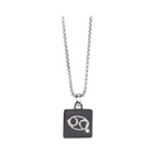 Collana Uomo 2Jewels 251277 PVD Nero Cancro Cristallo