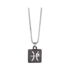 Collana Uomo 2Jewels 251281 Acciaio PVD Nero Pesci Diamante
