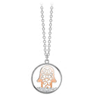 Collana Donna 2Jewels 251561 Acciaio Mano di Fatima Bicolor Cristalli