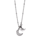 Girocollo Donna 2Jewels 251825 Acciaio 316L Cristalli Bianchi Pendenti