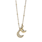 Girocollo Donna 2Jewels 251826 Acciaio PVD Oro Cristalli Brillanti