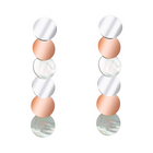 Orecchini Pendenti Donna 2Jewels 261217 Acciaio Oro Rosa Madreperla