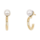 Orecchini Lobo Donna 2Jewels 261291 Acciaio Oro Shell Pearl