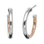 Orecchini Donna 2Jewels 261335 Acciaio Pendenti Bicolore Semicerchio Anallergici