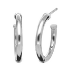 Orecchini Donna 2Jewels 261336 Cerchio Acciaio Lucido Cristalli Bianchi