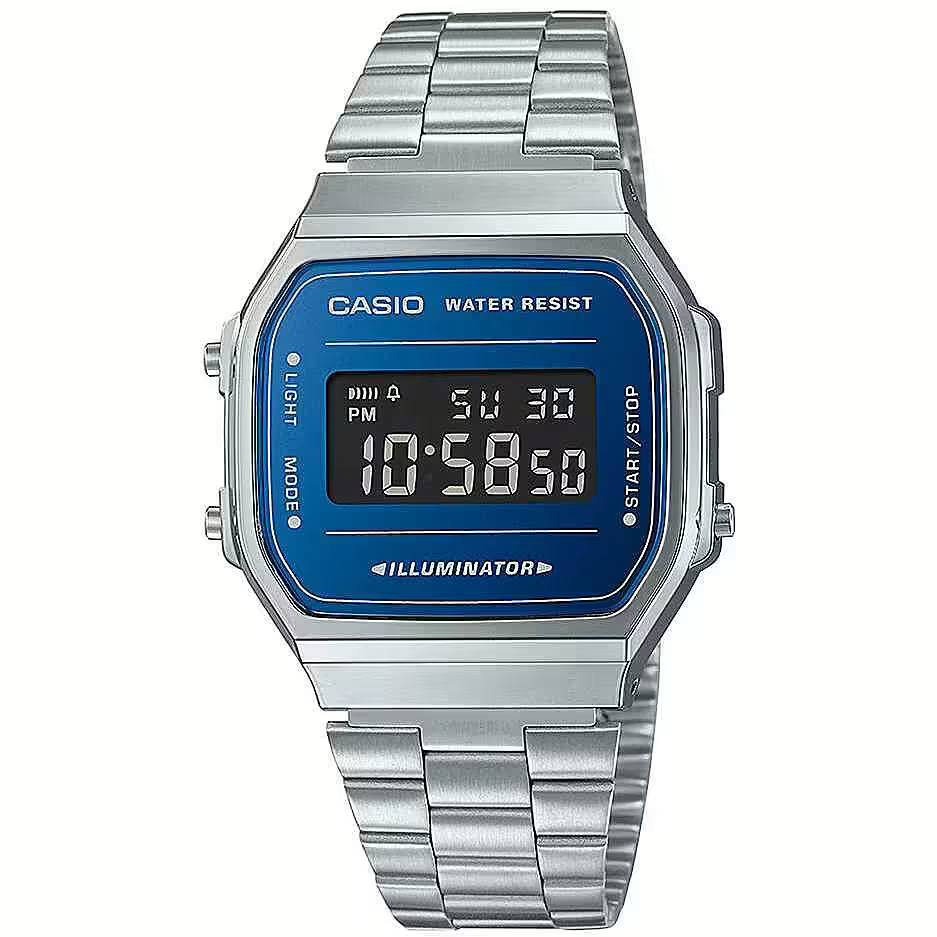 Casio Orologio Digitale Unisex Al Quarzo Vintage Multifunzione A168WEM-2BEF