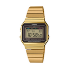 Orologio Casio A700WG-9ADF Digitale Vintage Dorato Acciaio Unisex LED