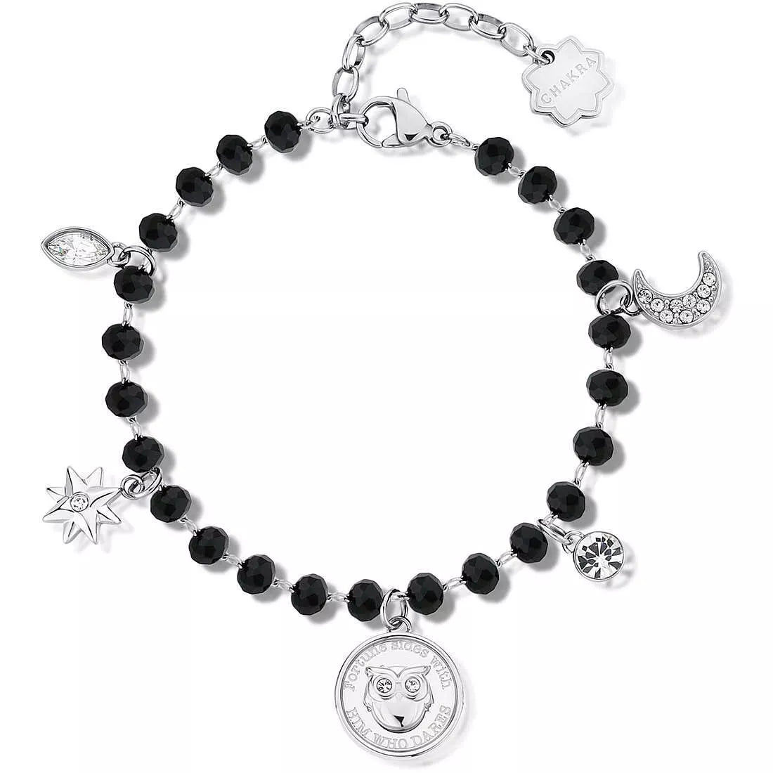 Brosway Bracciale Da Donna Con Sfere Nere E Ciondoli Sconto