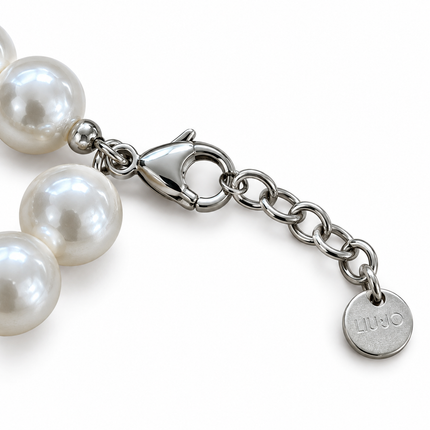 Chiusura a moschettone e catenella regolabile bracciale Liu Jo