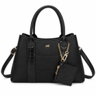 Borsa donna Mariella Burani MB6338  nera vista frontale