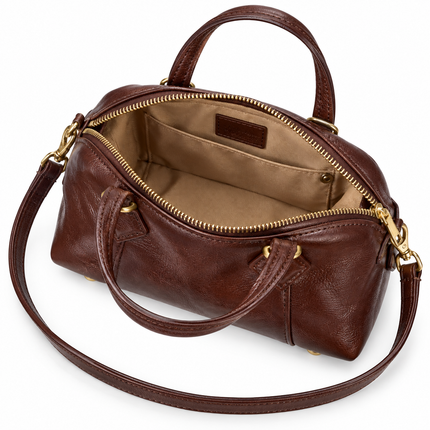 Interno borsa Regina Schrecker RS6394 Brown con chiusura a zip
