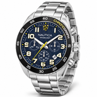 Orologio uomo Nautica NAPKBS227 cronografo acciaio quadrante blu