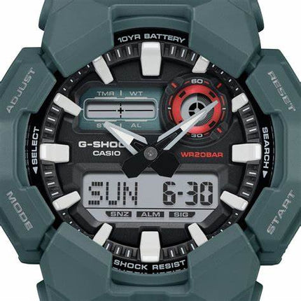 G-Shock GA-010-2AER verde petrolio cinturino resina sportivo impermeabile 200m
