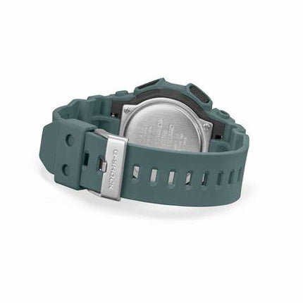 Casio G-Shock GA-010-2AER verde petrolio dettaglio doppio display analogico digitale
