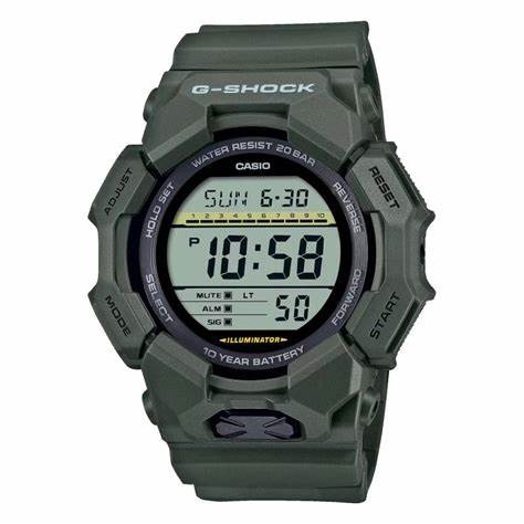 Casio G-Shock GD-010-3ER Resina Verde Multifunzione 20Bar Led Sub Mare