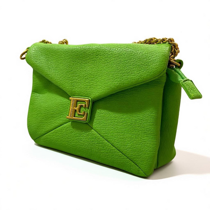 Borsa tracolla Enrico Coveri donna verde pelle sintetica multi scomparti
