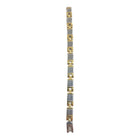 Bracciale Uomo Bicolore Oro Argento in Acciaio Inossidabile Elegante