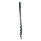 Bracciale Uomo Acciaio Inossidabile Dettagli Blu Chiusura Scatto