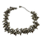 Bracciale Donna in Acciaio con Foglie Pendenti – Design Scultoreo e Stile Deciso