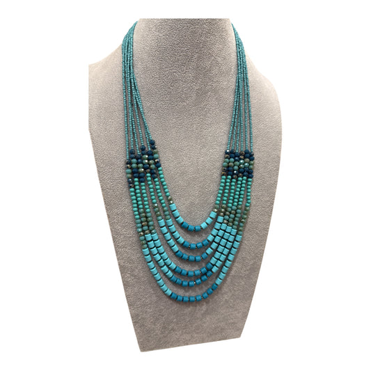 Collana multigiro con perline per donna