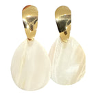 Orecchini Donna Shelly Pendenti Goccia Madreperla Oro 5,5cm Eleganti