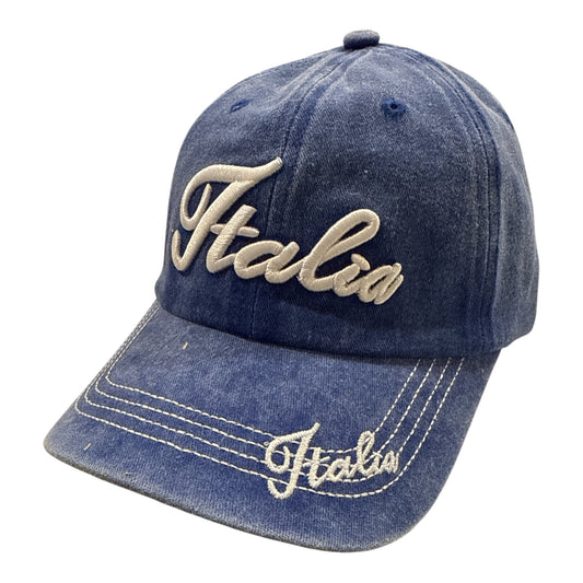Cappello Unisex “Italia” con Ricamo – Look Vintage