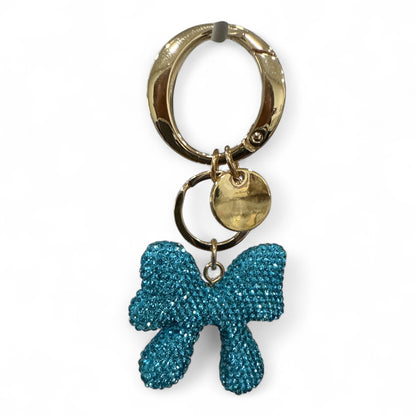 Portachiavi con Ciondolo in Strass e Finiture Dorate