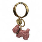 Portachiavi Donna Elegante Charm Cristalli Brillanti Accessorio Borsa