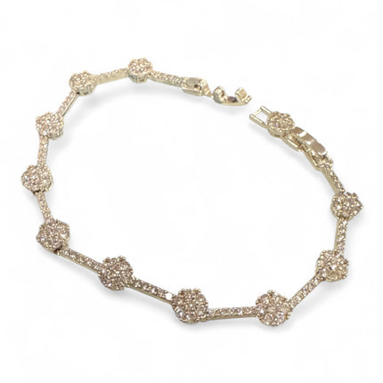 Bracciale Tennis Donna con Zirconi Luminosi – Elegante Regolabile Idea Regalo