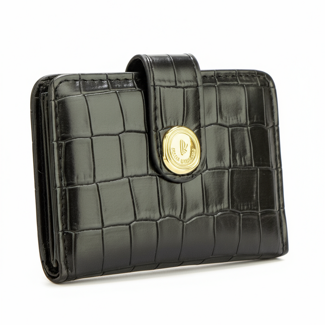 Portafoglio Regina Scherecker Donna Ecopelle Stampa Coccodrillo Elegante