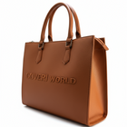 Borsa Tracolla Donna Coveri World CW4555-H Ecopelle Marrone Elegante Capiente