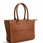 Borsa Spalla Donna Coveri World CW5095-H Ecopelle Marrone Classica Capiente