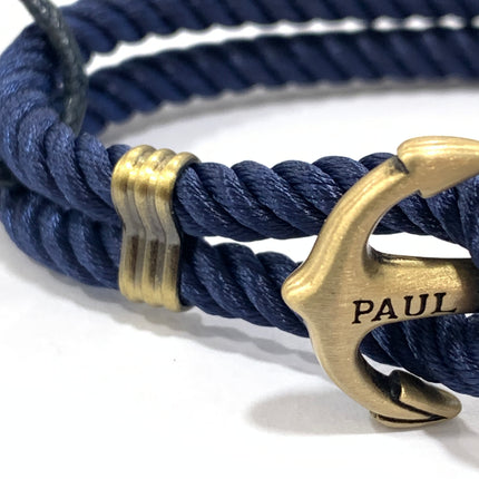Bracciale Uomo Paul Hewitt Plastica Riciclata Blu Navy 21cm