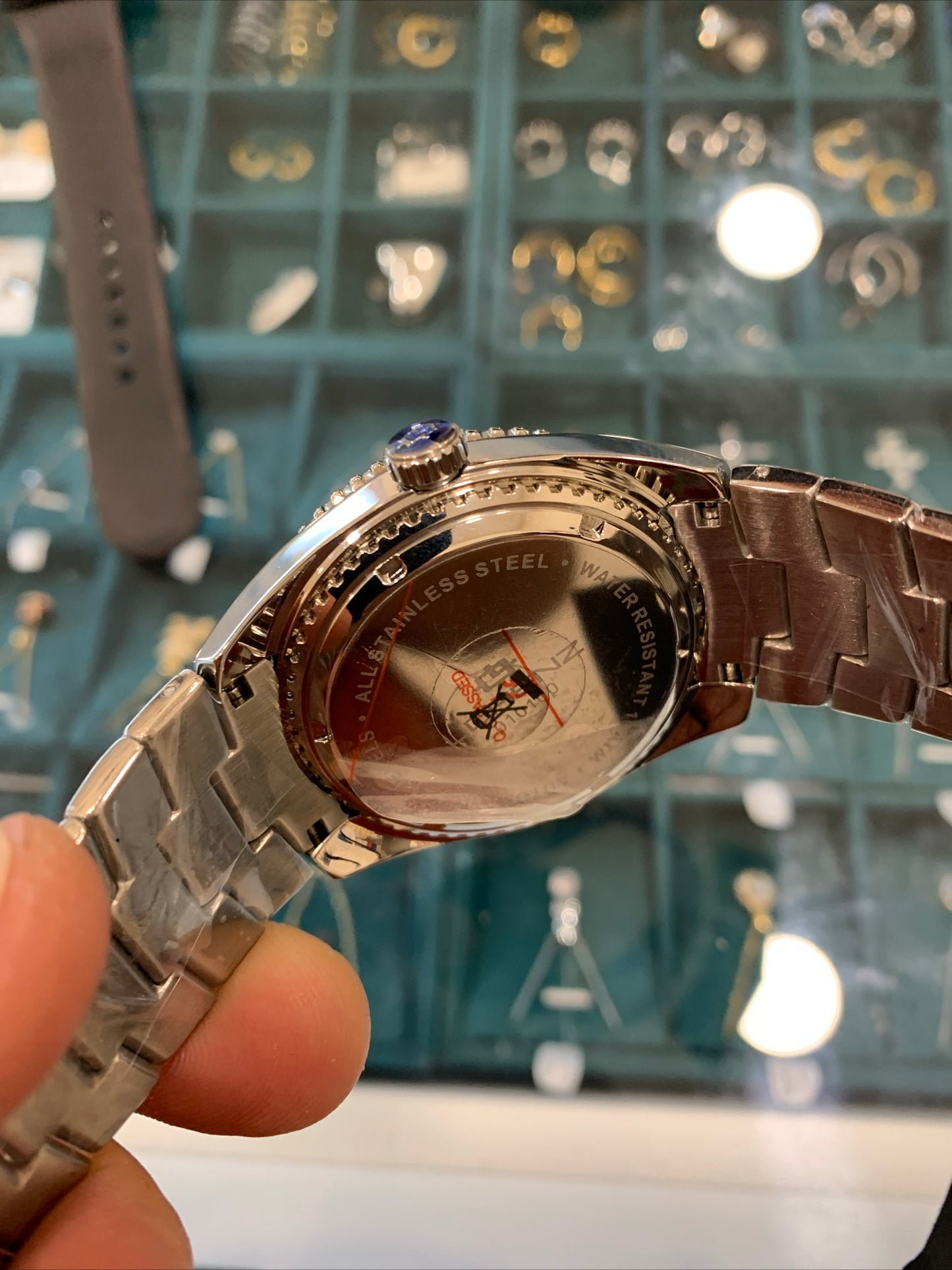 Orologio Automatico Uomo LORENZ 10100AA Bracciale Acciaio Nero Sub 100mt