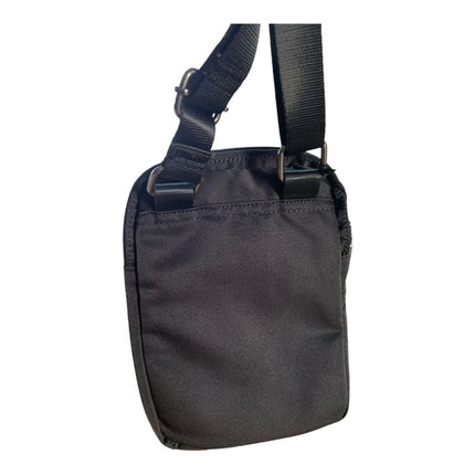 Borsello Uomo Lumberjack Poliestere Nero Tracolla Regolabile Zip