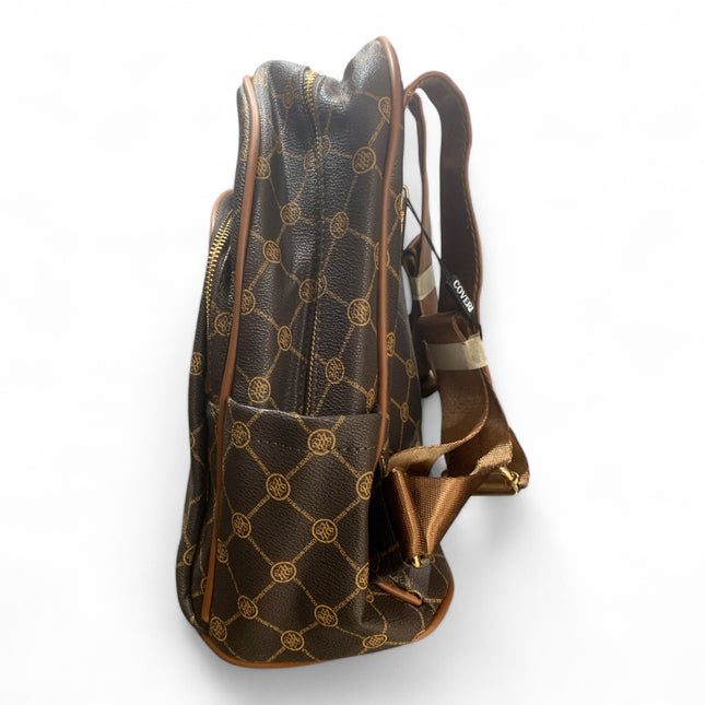 Nuovo Zaino Enrico Coveri World Marrone Unisex Laptop 15" Multi-Tasca