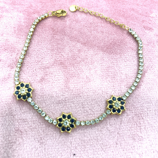 Bracciale tennis in acciaio Steel colore oro per donna MF formale