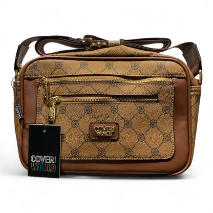 Enrico Coveri World Borsa Con Tracolla Per Donna Sintetico Marrone Sottocosto