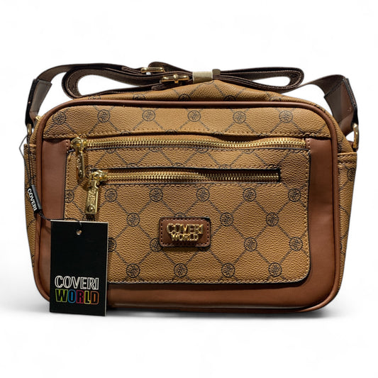 Enrico Coveri World Borsa Con Tracolla Per Donna Sintetico Marrone Sottocosto