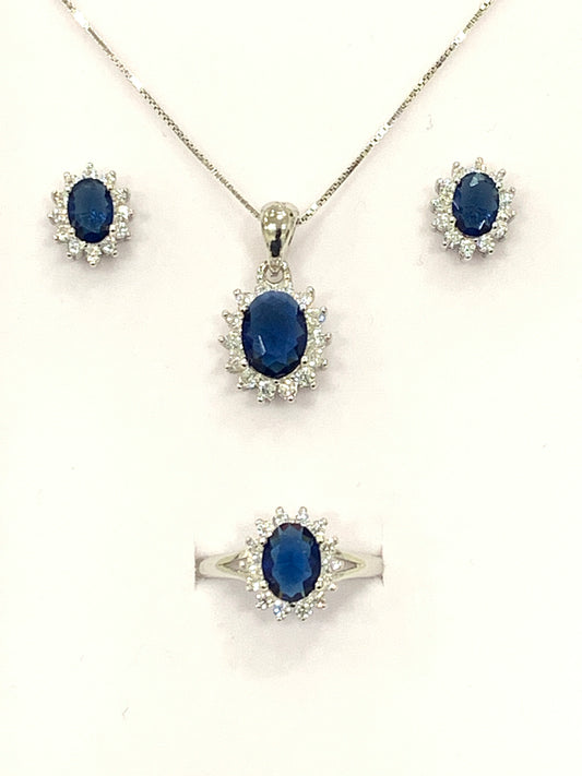 Parure set in Argento 925 sottocosto per donna Prodotto Made In Italy