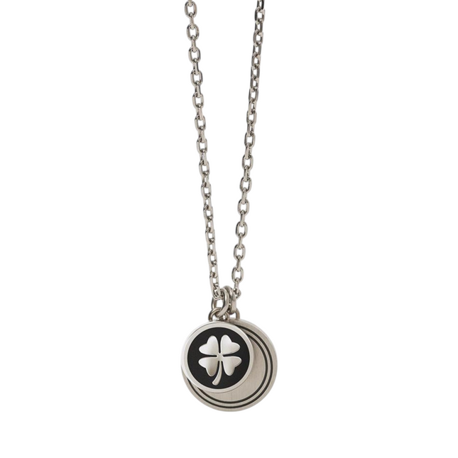 Collana Uomo Acciaio 2Jewels con Quadrifoglio Portafortuna - Stile Casual 251809