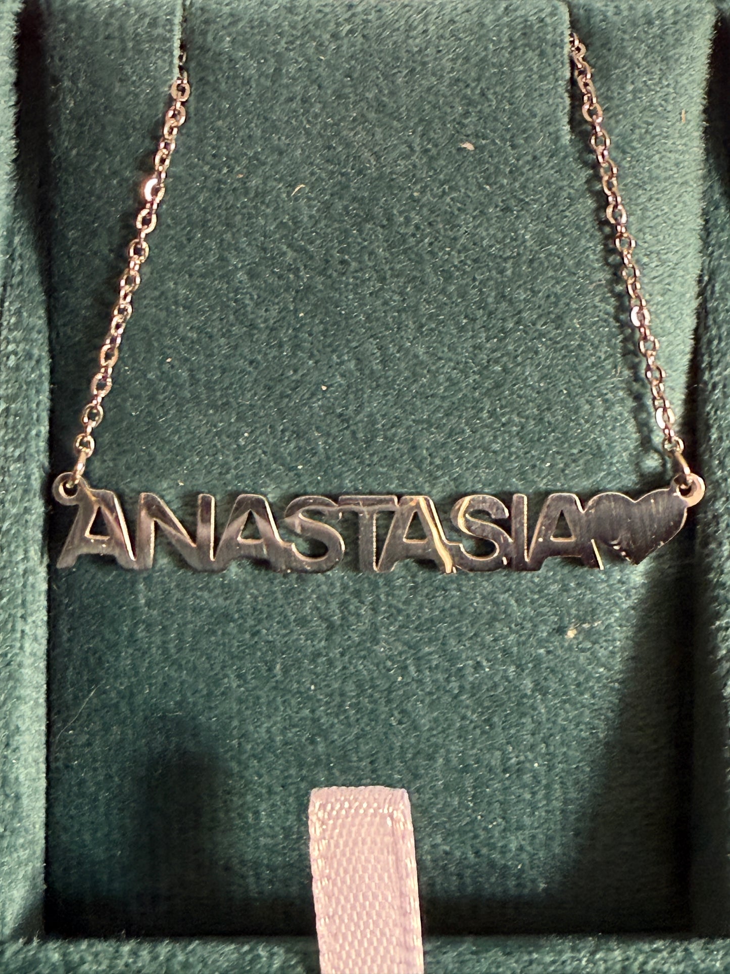 Collana Donna Personalizzata con Nome in Acciaio 45cm – Elegante con Cuore