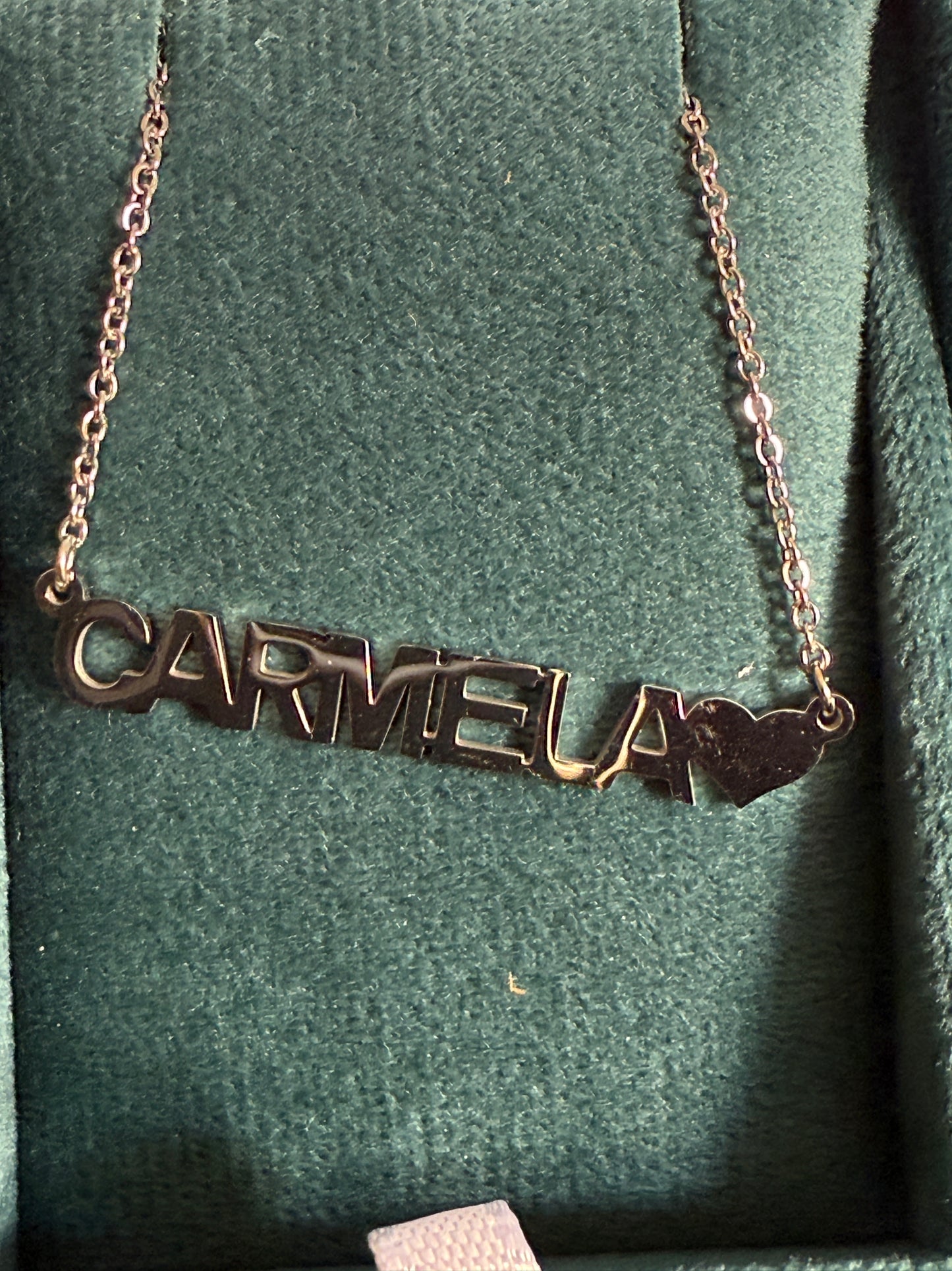 Collana Donna Personalizzata con Nome in Acciaio 45cm – Elegante con Cuore