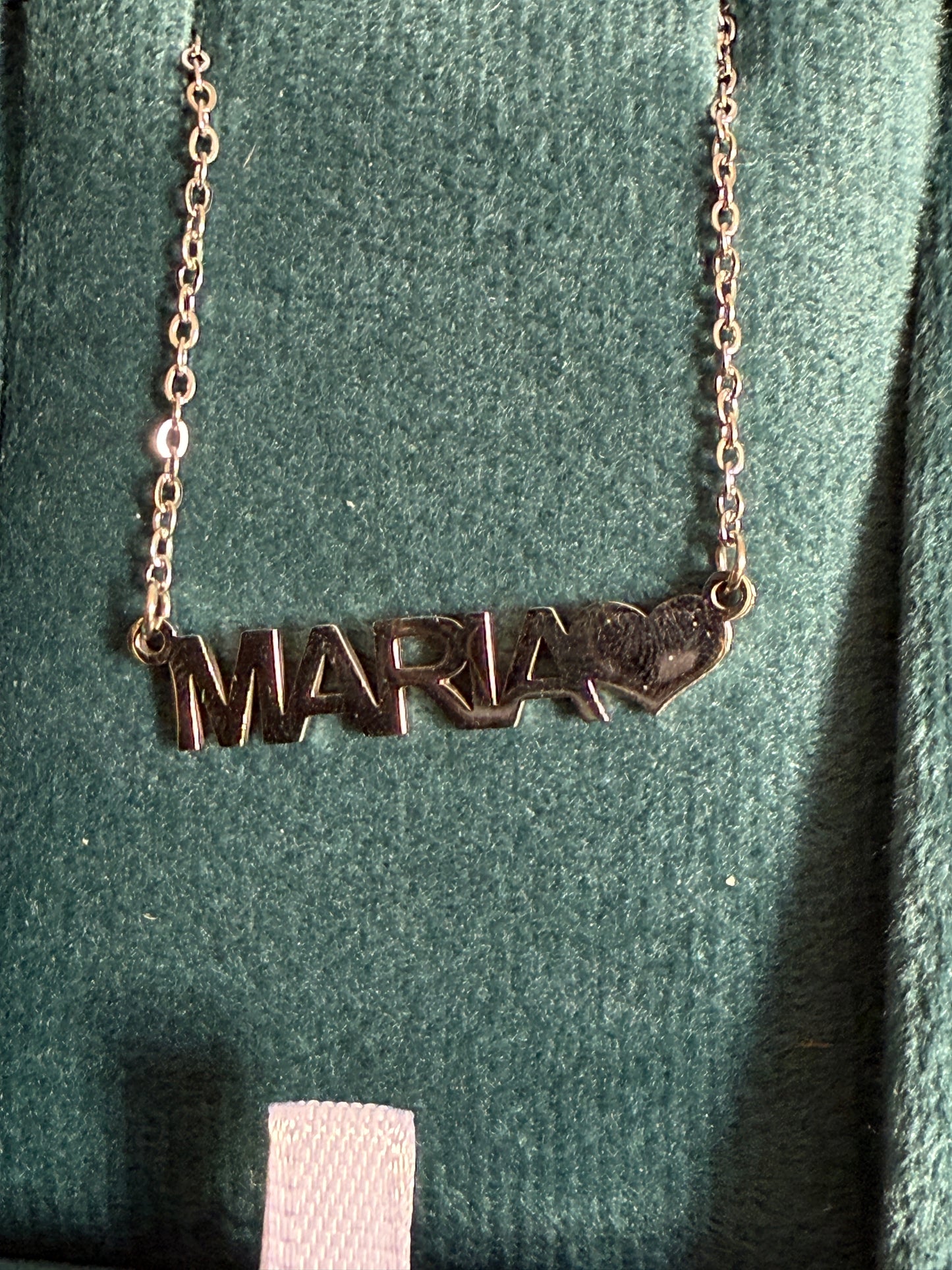 Collana Donna Personalizzata con Nome in Acciaio 45cm – Elegante con Cuore