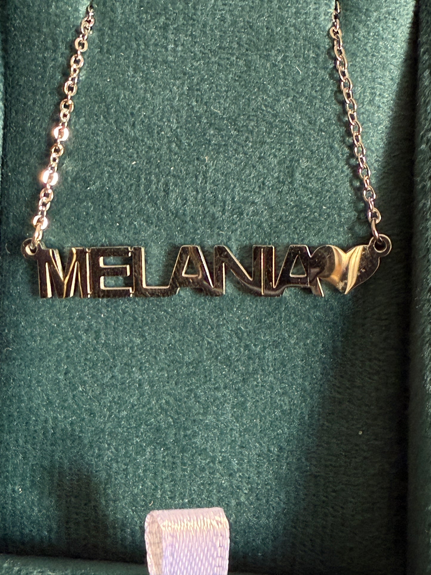 Collana Donna Personalizzata con Nome in Acciaio 45cm – Elegante con Cuore